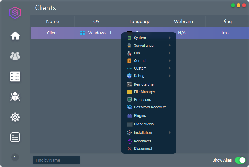 Client and Modules